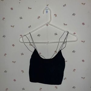 Strappy Black Urban Outfitters Tank/Lounge Bra